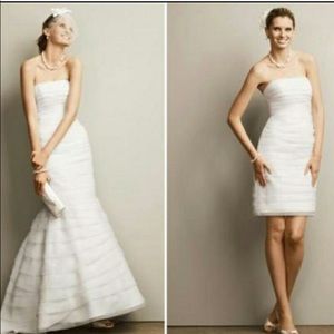 DB White Wedding Dress Convertible 2 in 1